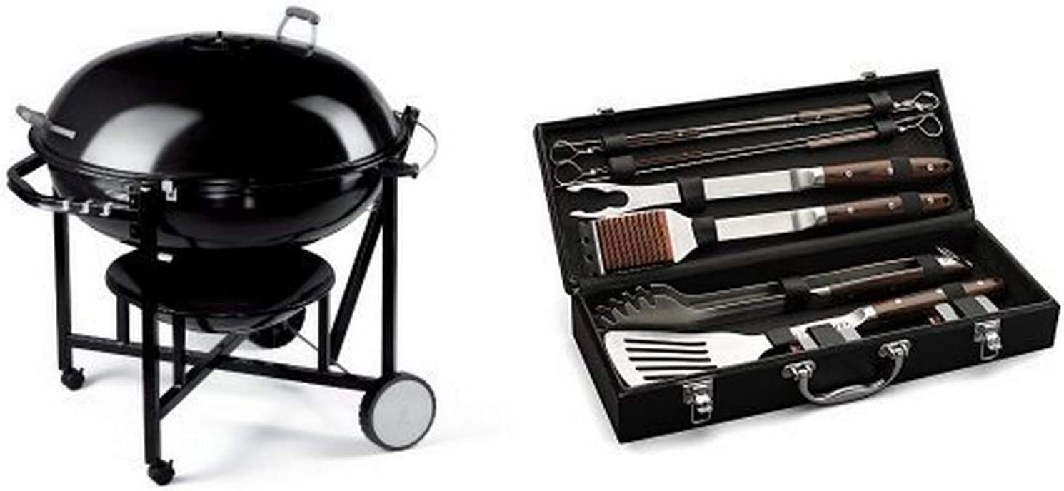 Weber 60020 The Ranch Charcoal Kettle Grill with Cuisinart Grilling Set Review